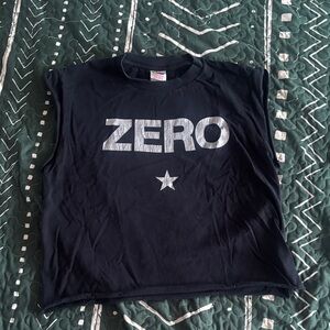 Original Smashing Pumpkins ZERO tee, cropped sleeves and bottom.